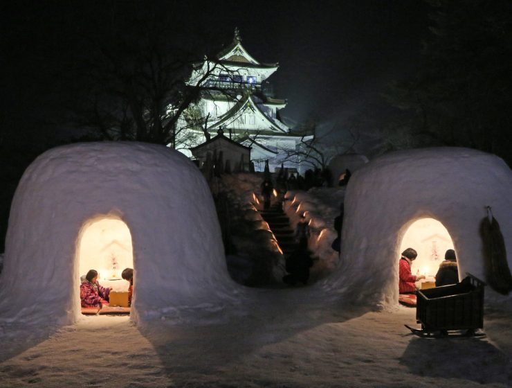 Akita Japan - Yokote Kamakura Festival