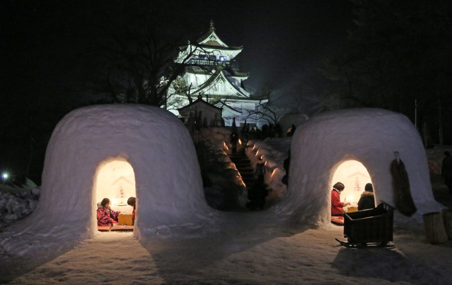 Akita Japan - Yokote Kamakura Festival 
