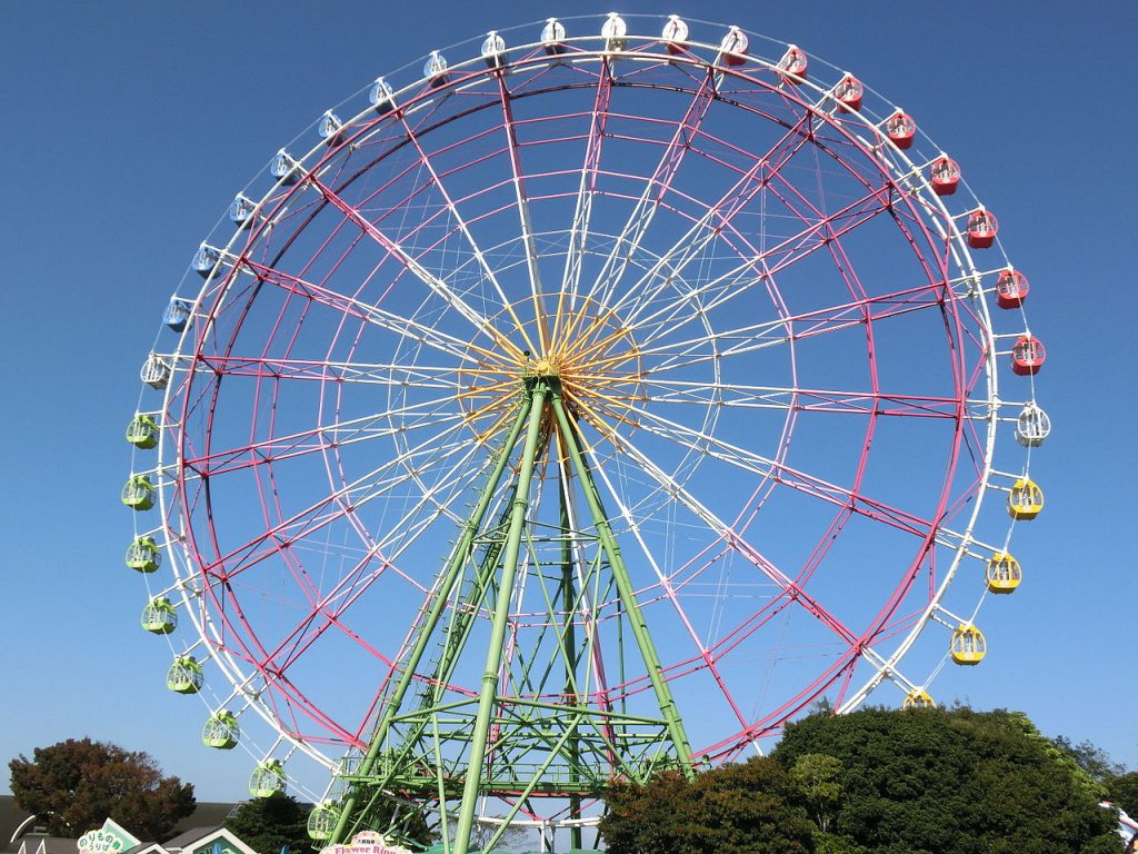 Hitachi Seaside Park Amusement Ferris Wheel