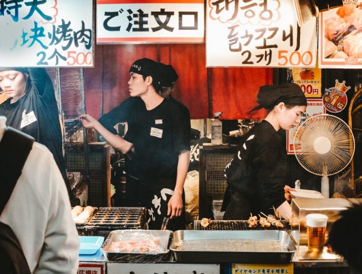 Japanese Street Food Yatai Food Stall