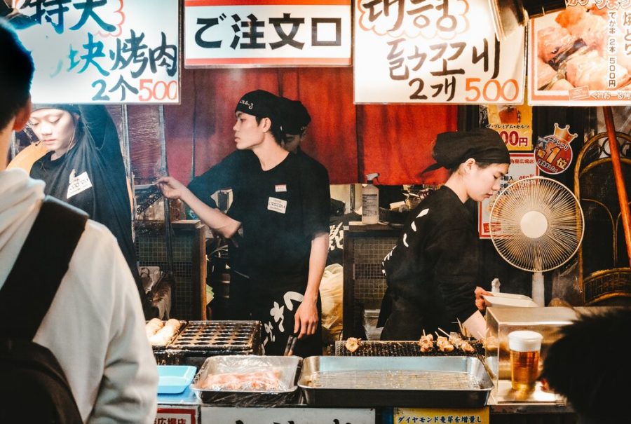 Japanese Street Food Yatai Food Stall