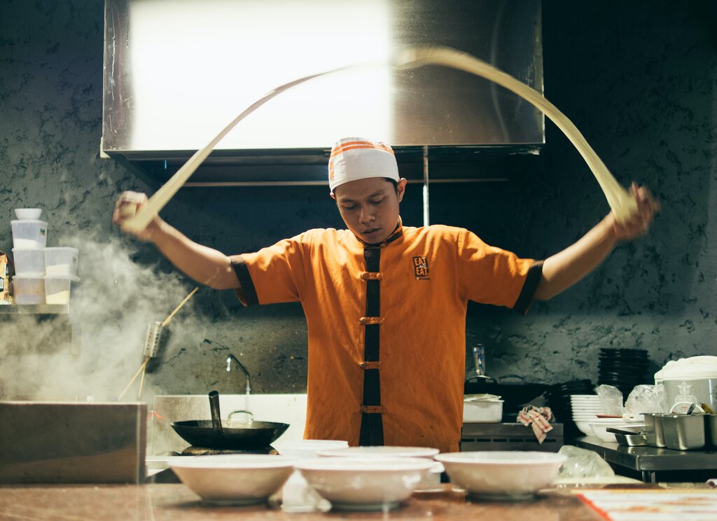 Lifestyle in Japan - Noodles Making Restaurant
