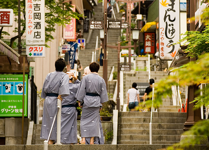 Stone Steps Ikaho Onsen Stone Steps Ikaho Onsen